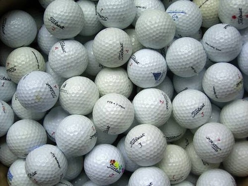100 palline golf titleist - palline,